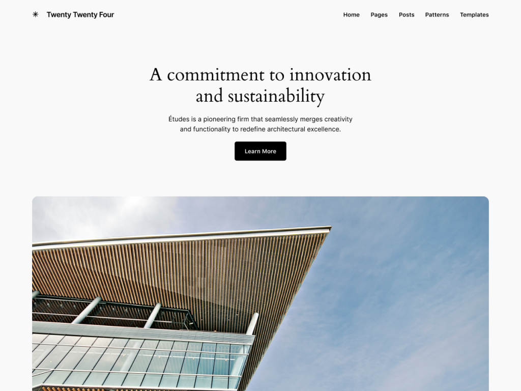 Twenty Twenty-Four WordPress theme screenshot