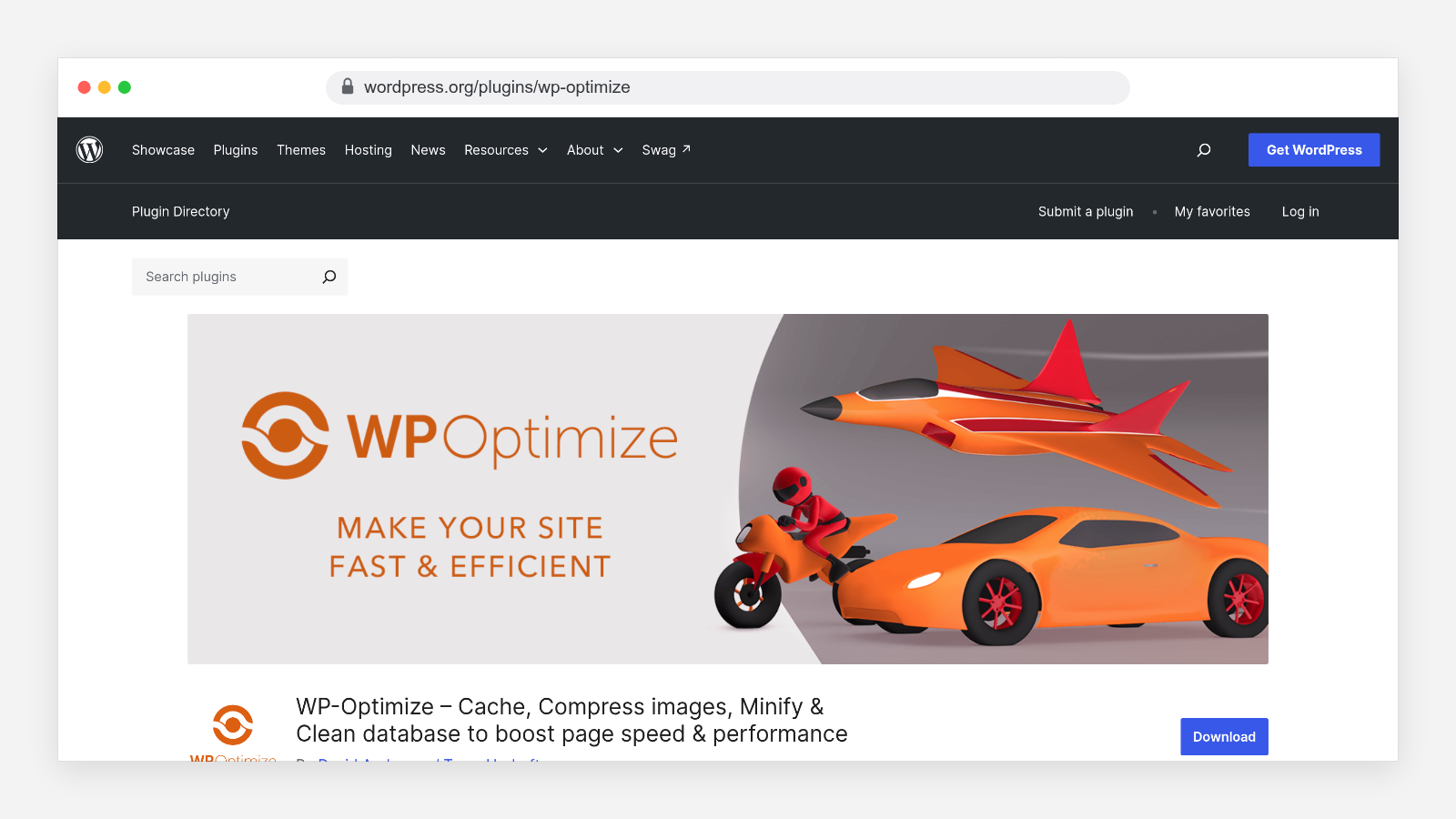 WP-Optimize on WordPress.org, the top free cache plugin in our ranking